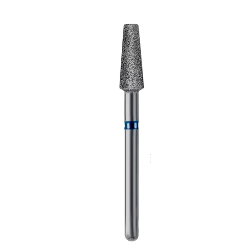 Frez diamentowy krótki walec ścięty niebieski M 4 mm LB-011 – do skórek